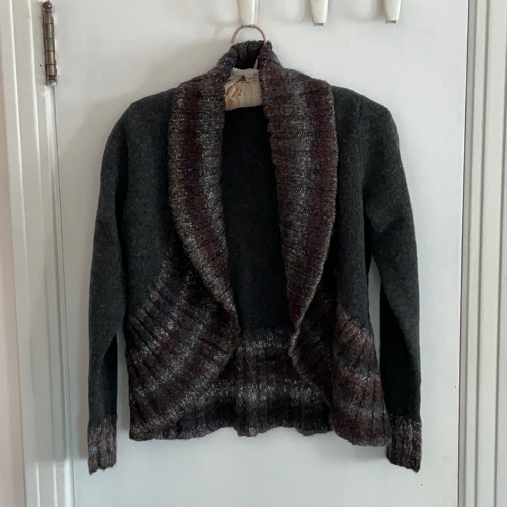 Woolrich Multicolor Knit Lambswool Cardigan Small